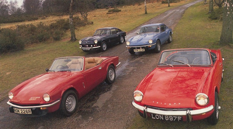Spitfire / GT6 group shot
